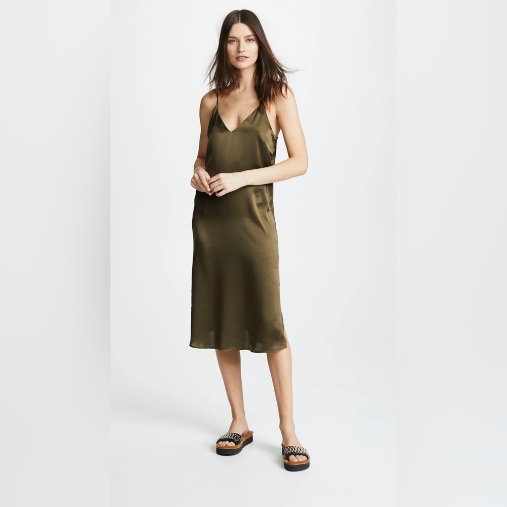 NWT Anine Bing Gemma Silk Slip Dress size XS